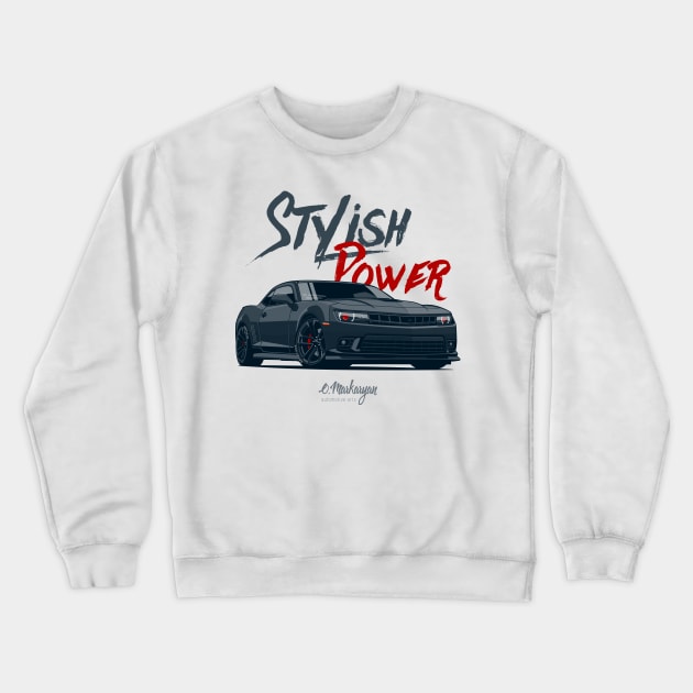 Camaro Crewneck Sweatshirt by Markaryan